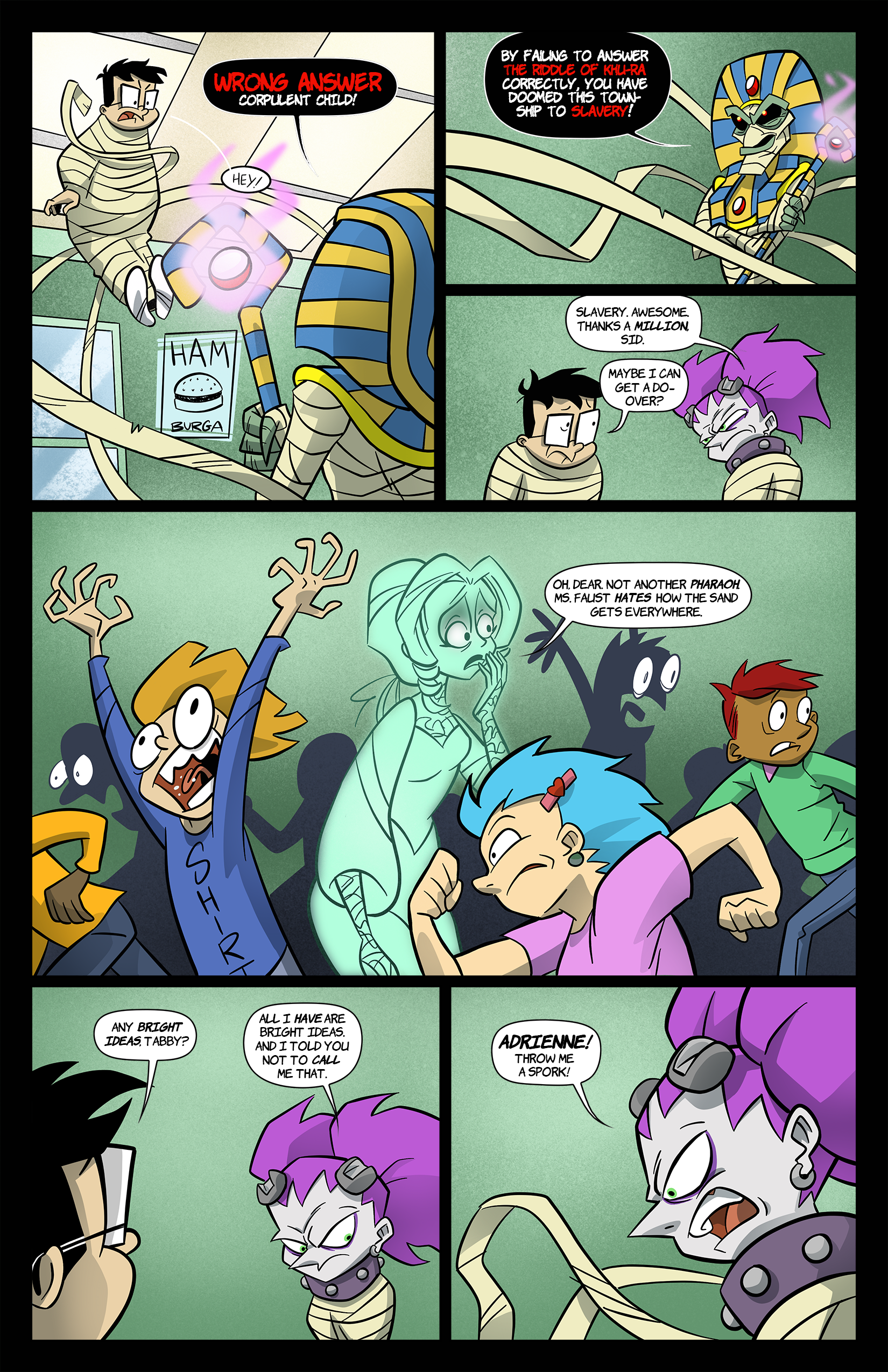 1: Tabitha Faust and the Calamitous Curse of Khu-Ra Pg 2