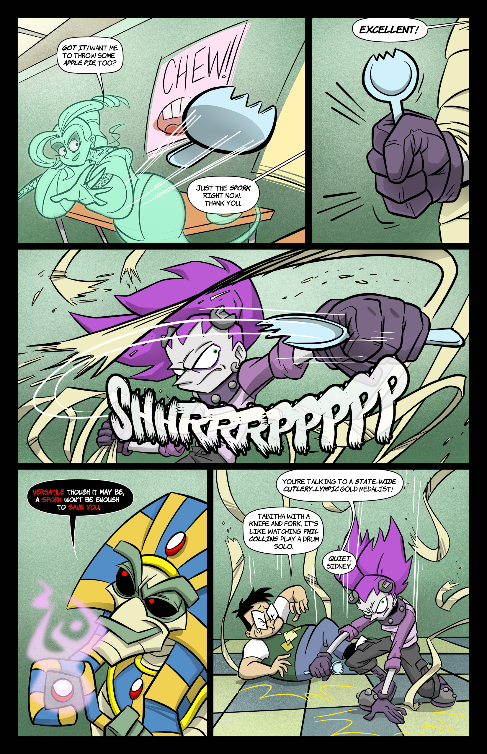 1: Tabitha Faust and the Calamitous Curse of Khu-Ra Pg 3