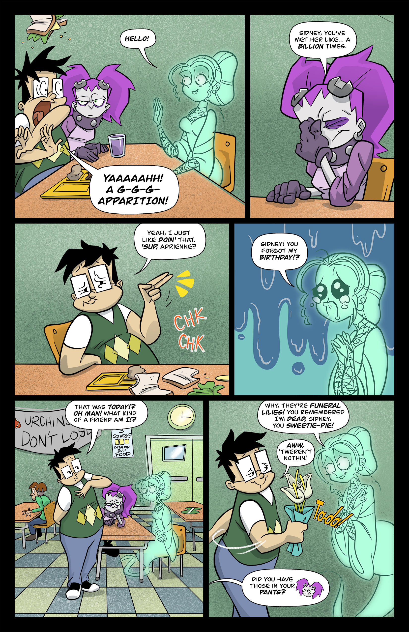 3: Adrienne the Mad Bride in Great Expositions pg 2