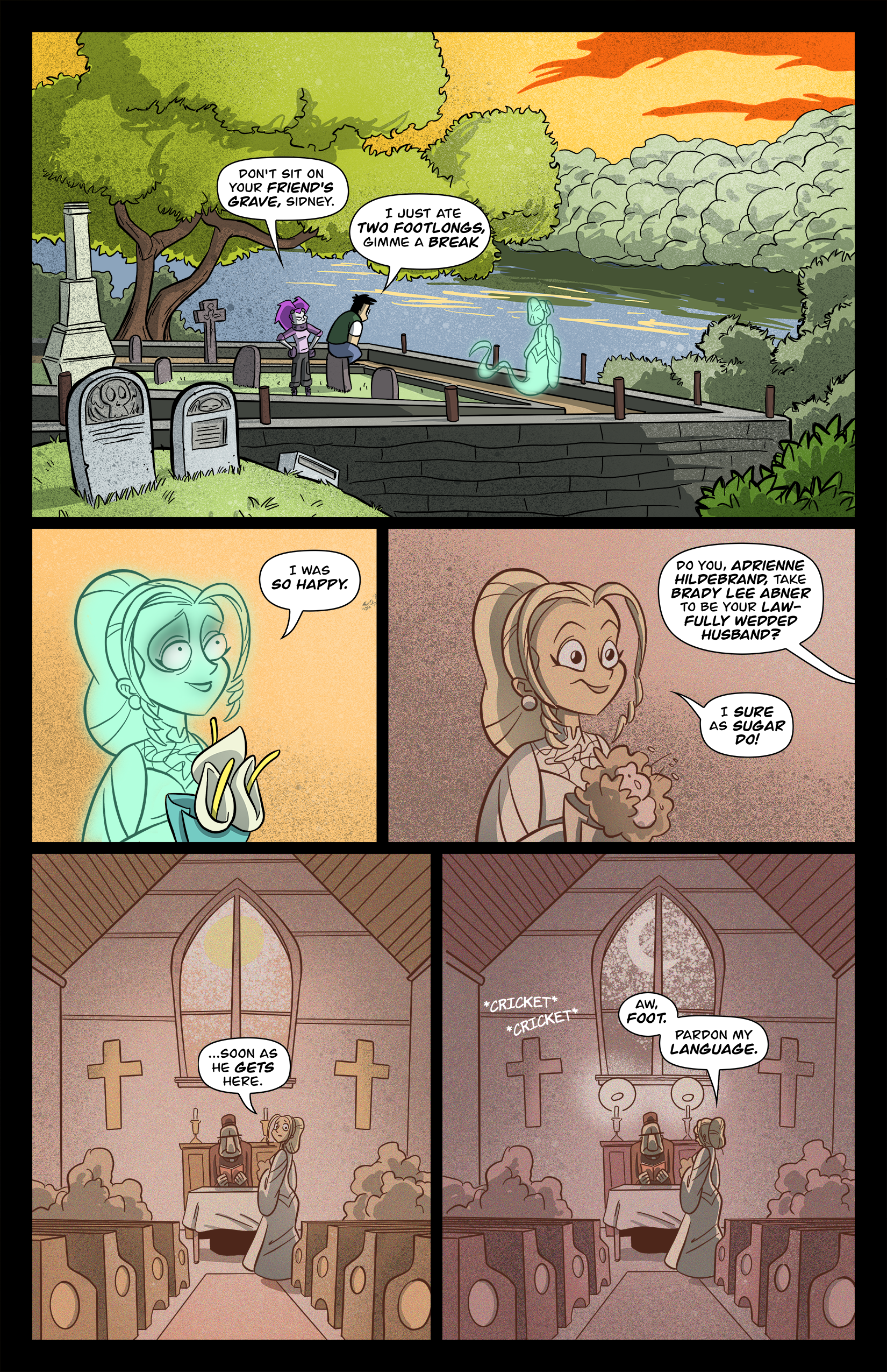3: Adrienne the Mad Bride in Great Expositions pg 4