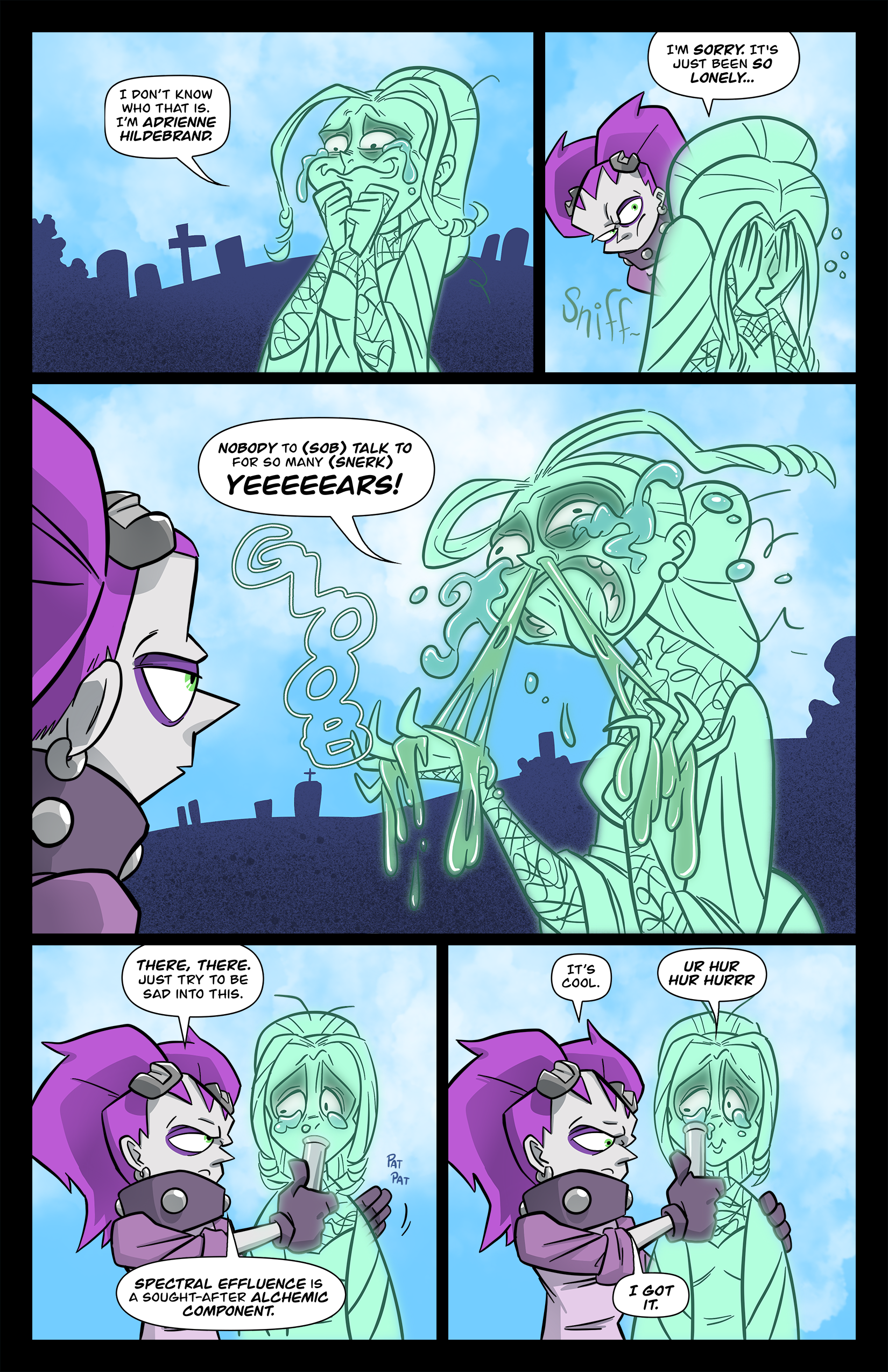3: Adrienne the Mad Bride in Great Expositions pg 7