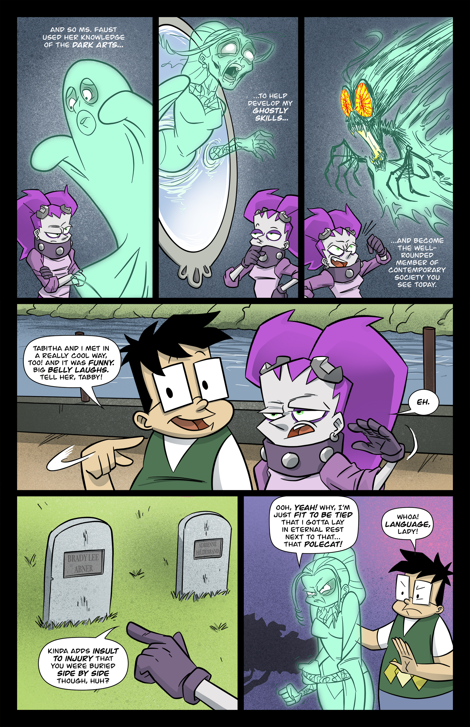 3: Adrienne the Mad Bride in Great Expositions pg 8